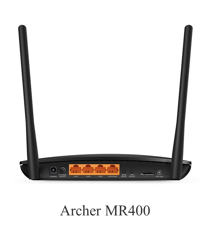 TPLink Archer MR400 AC1200 Wireless Dual Band 4G LTE Router