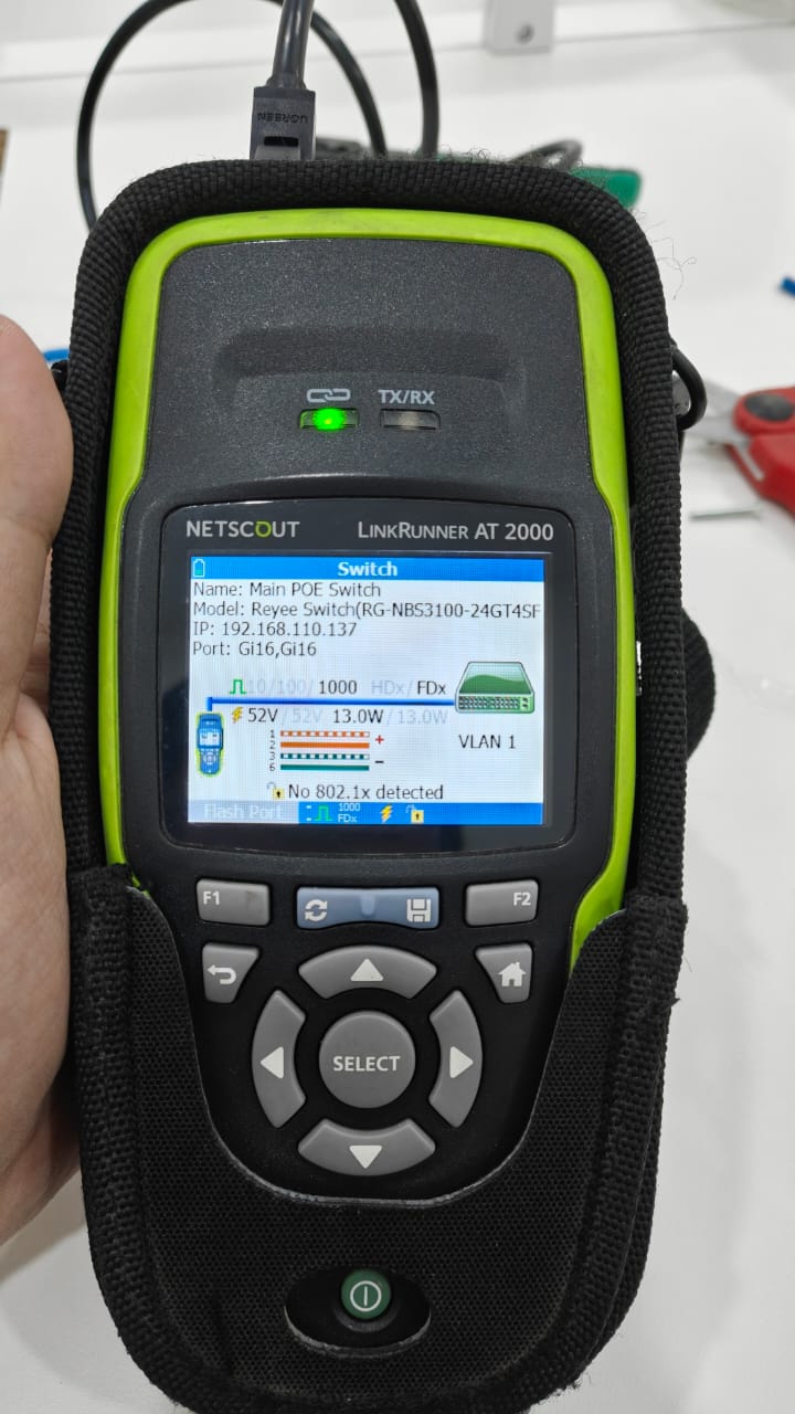 Fluke Tester Table